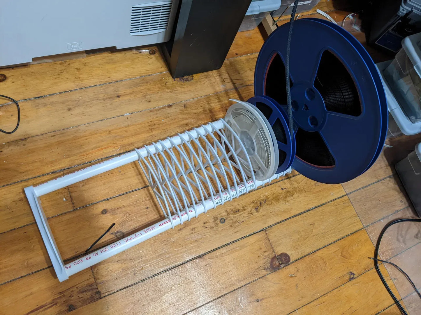 SMT Reel Rack (0.5" PVC Pipe Not Included)